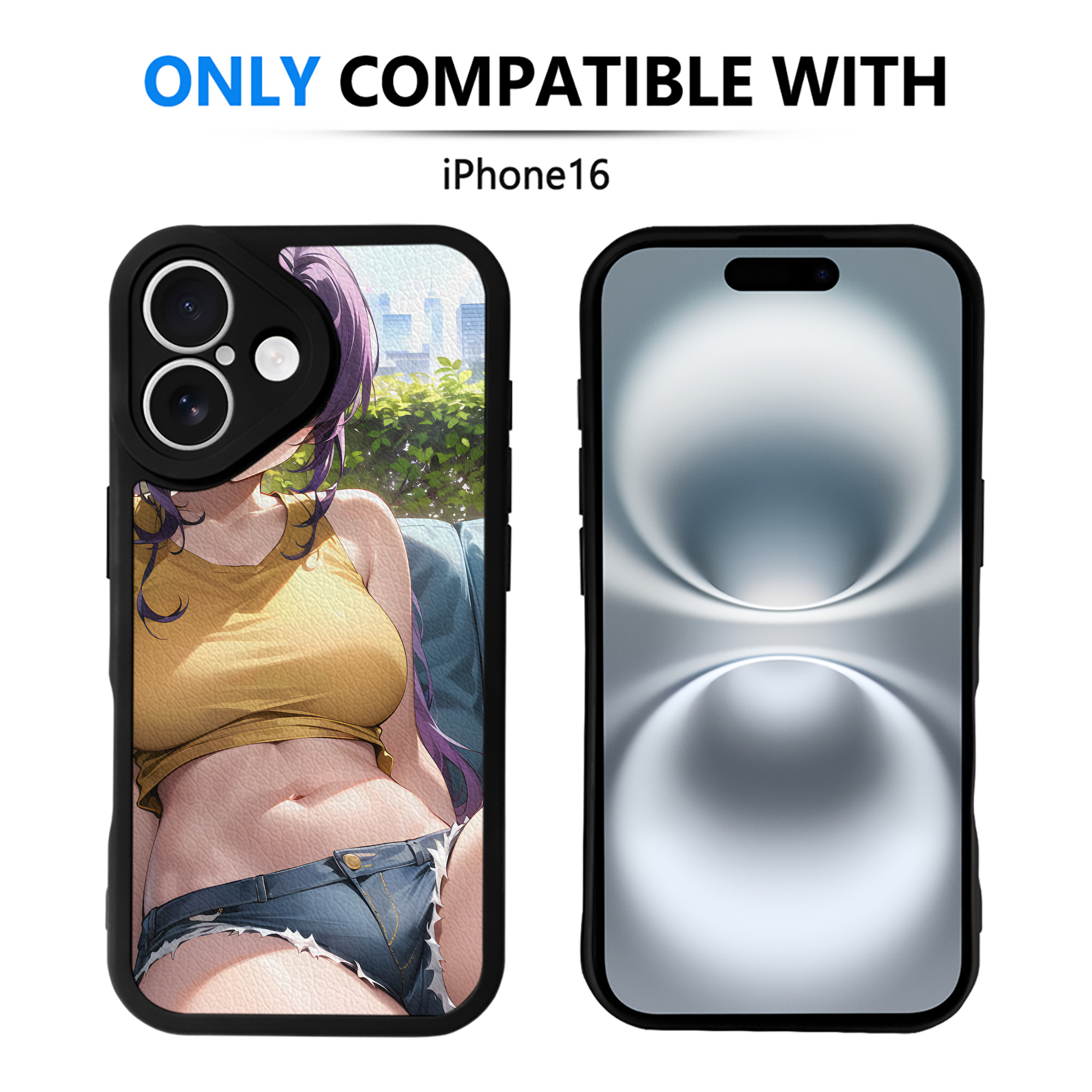 EVA 新世紀エヴァンゲリオン 【iPhone 16シリーズ対応】シリコンスマホケース（レザー調） 材質：シリコン